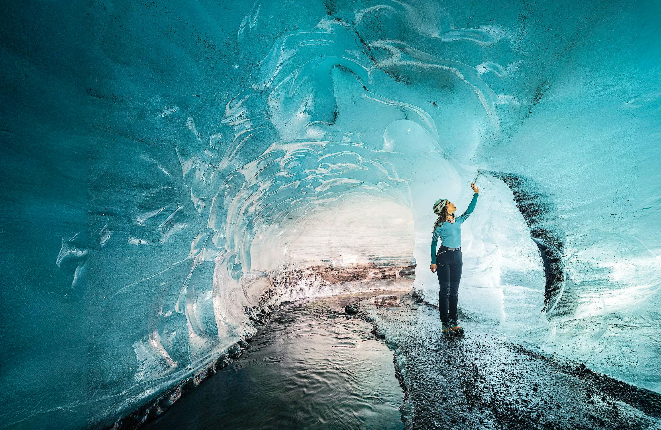 Cueva de hielo + glaciar